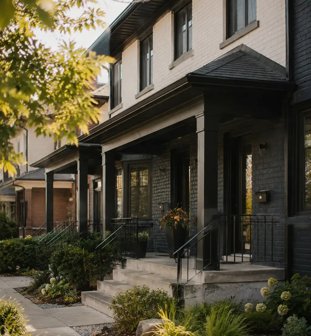 Barrie rental property mortgage review with documents, calculator and home financing notes