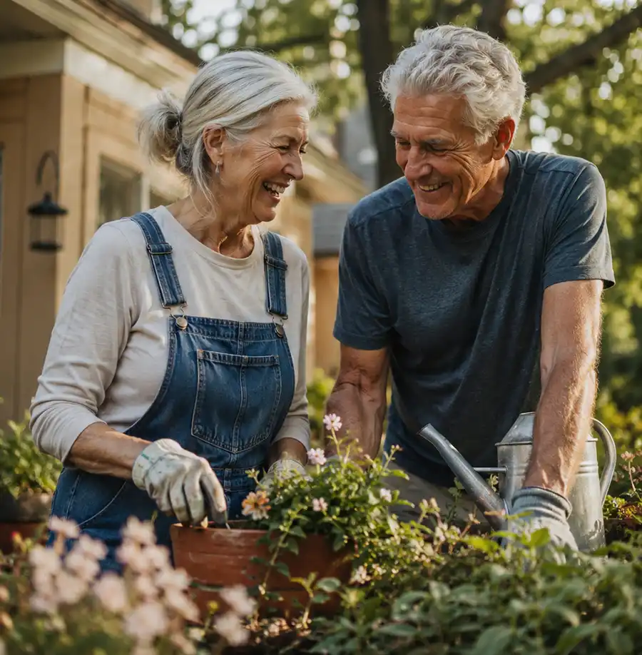 Barrie retiree reviewing mortgage and home equity options with a local mortgage broker